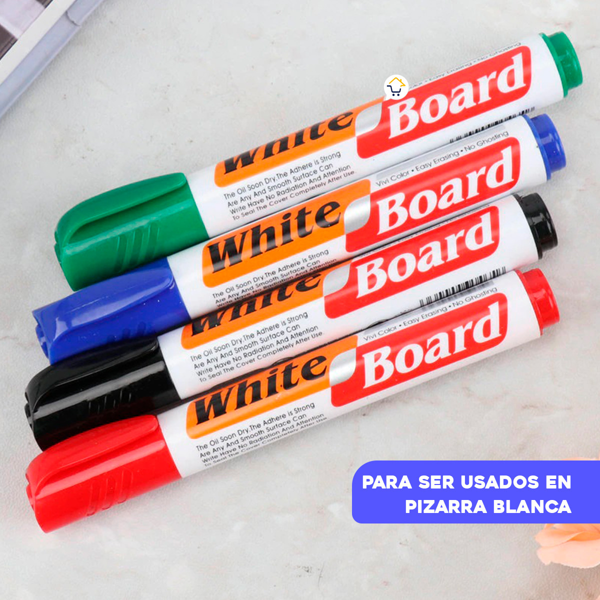 Miniatura 4 de Set Marcadores Borrables x4 GM1903496